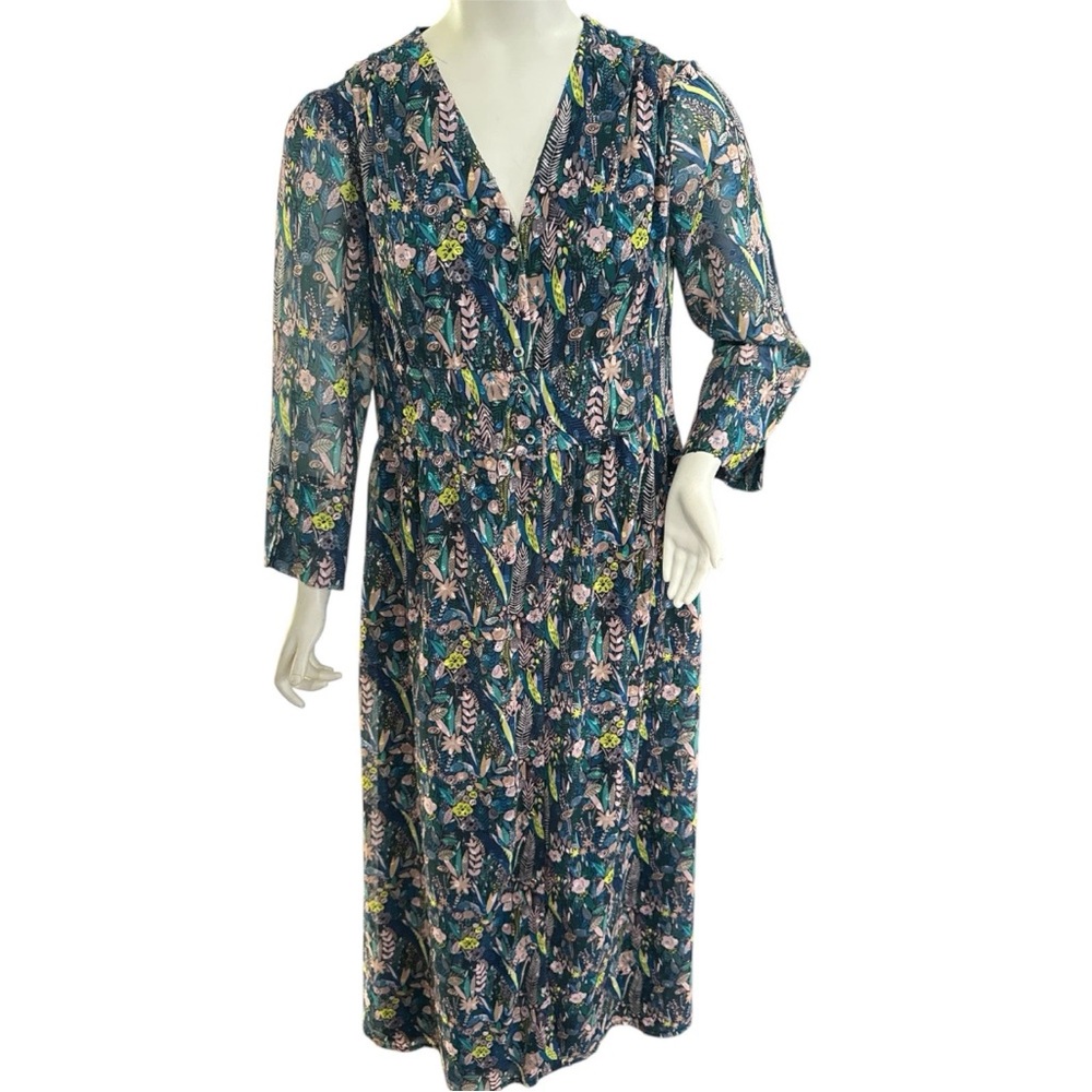 Vilagallo Woodland Print Dress Size 38